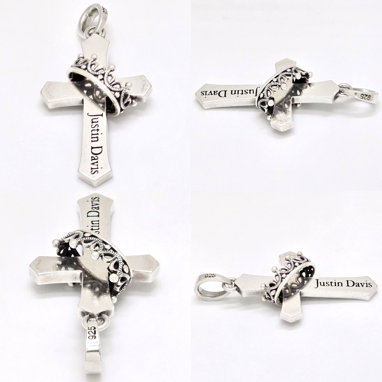 JUSTIN DAVIS ジャスティン デイビス CROSS with CROWN/STONE
