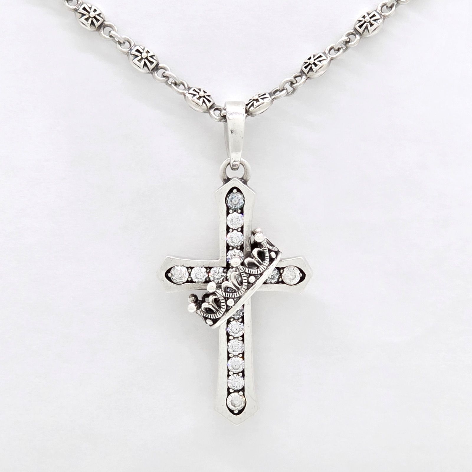 JUSTIN DAVIS ジャスティン デイビス CROSS with CROWN/STONE