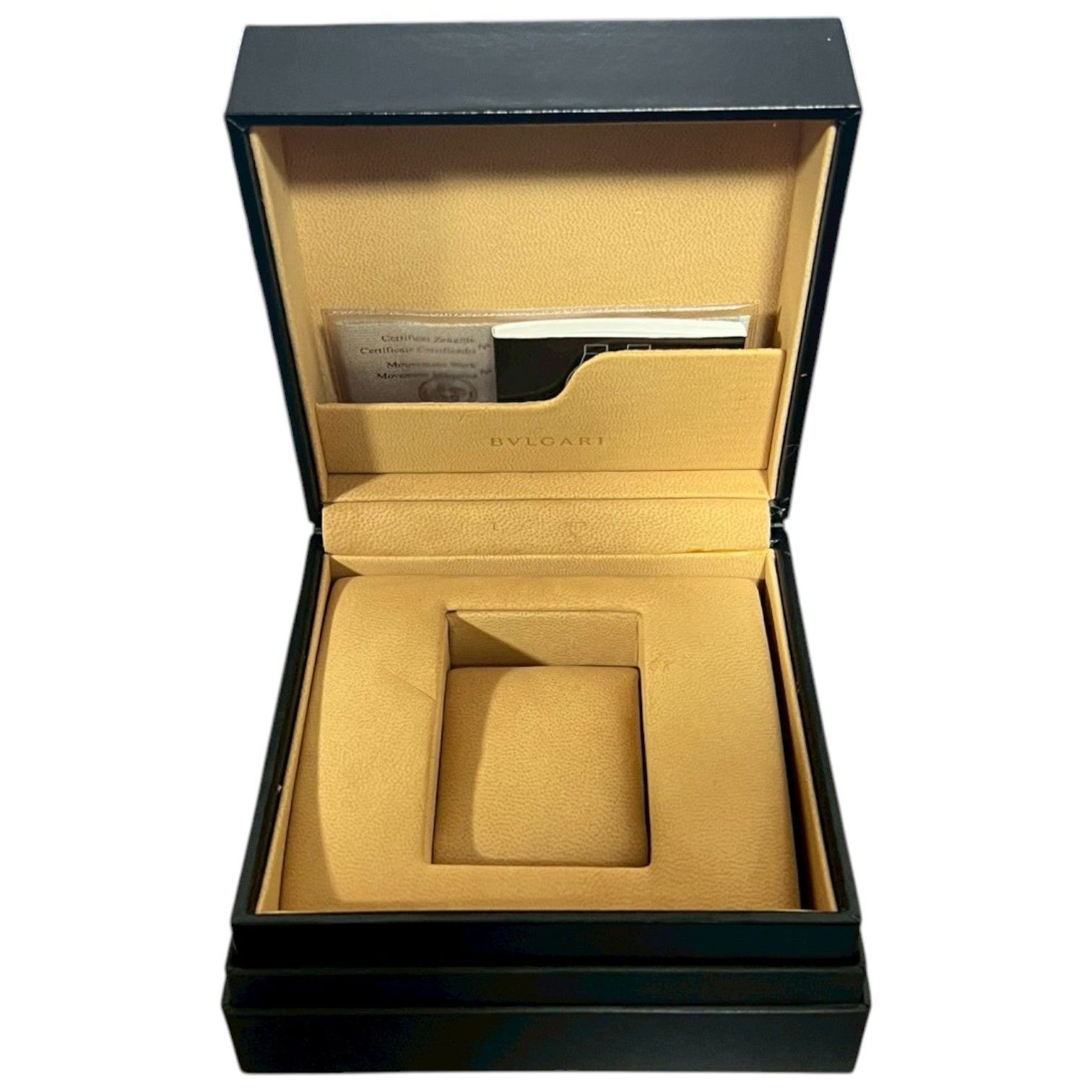 BVLGARI ブルガリ 時計 ケースのみ スイス公認クロノメーター証明証付