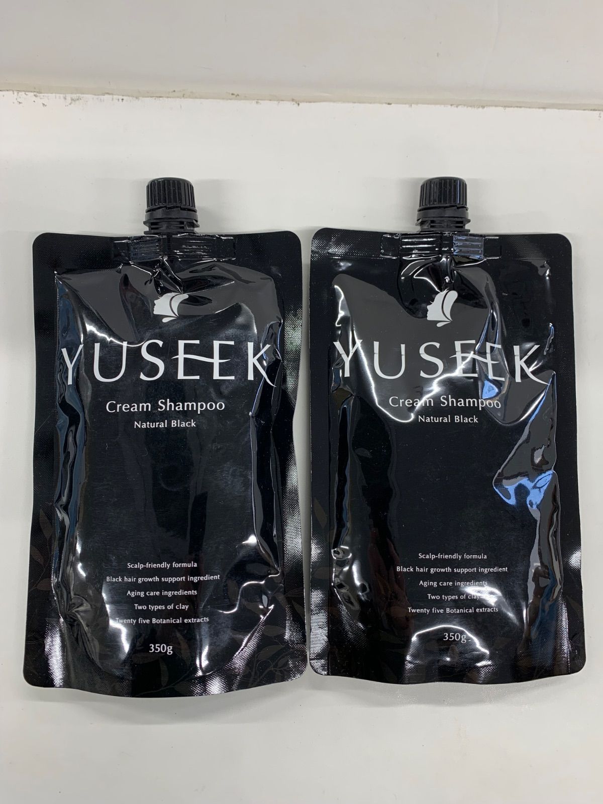 YUSEEK クリームシャンプー ナチュラルブラック 350g×2 FRET ONLINE STORE