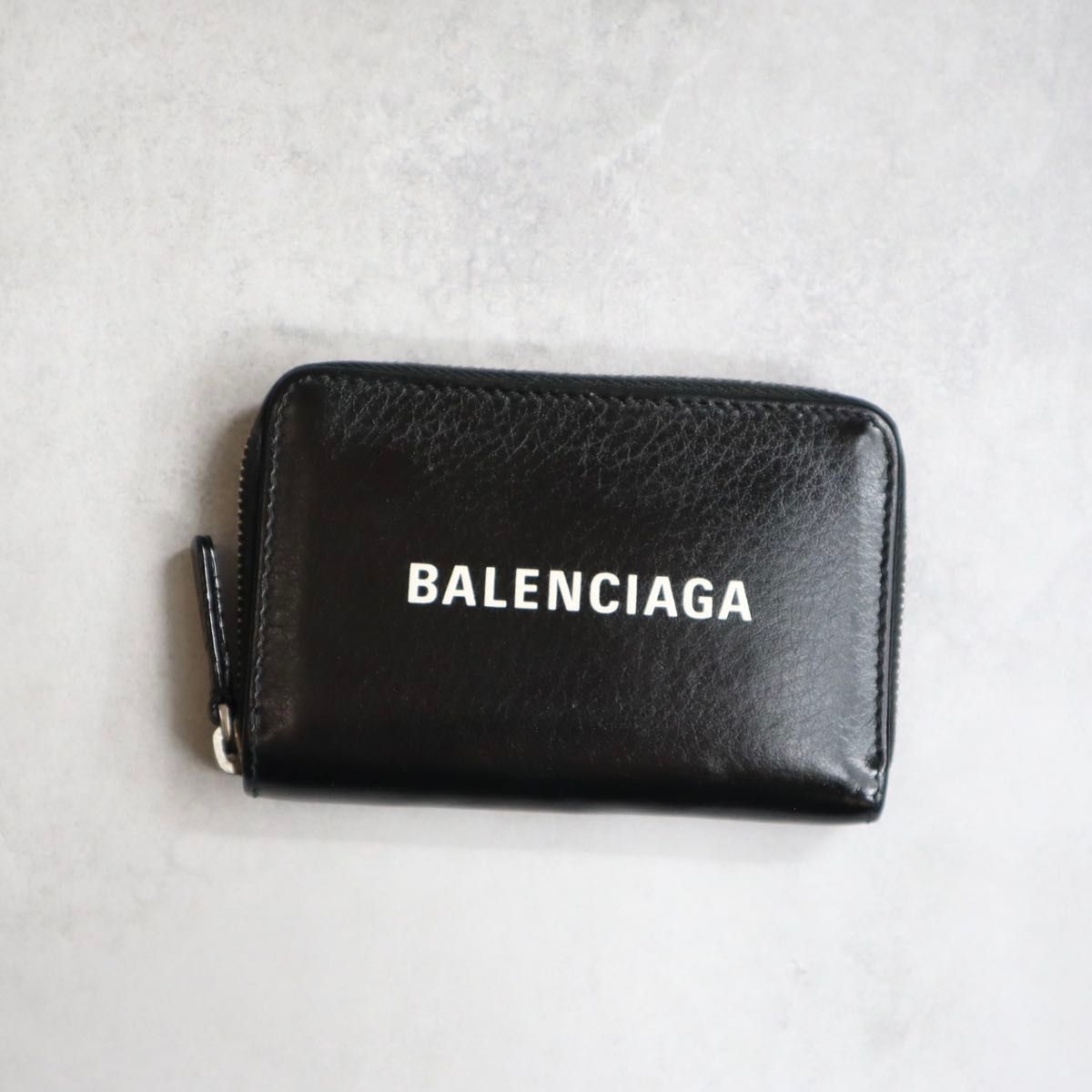 【美品】BALENCIAGA エブリデイ レザー コインケース ブラック 美品】 BALENCIAGA バレンシアガ / エブリデイコインカードホルダー