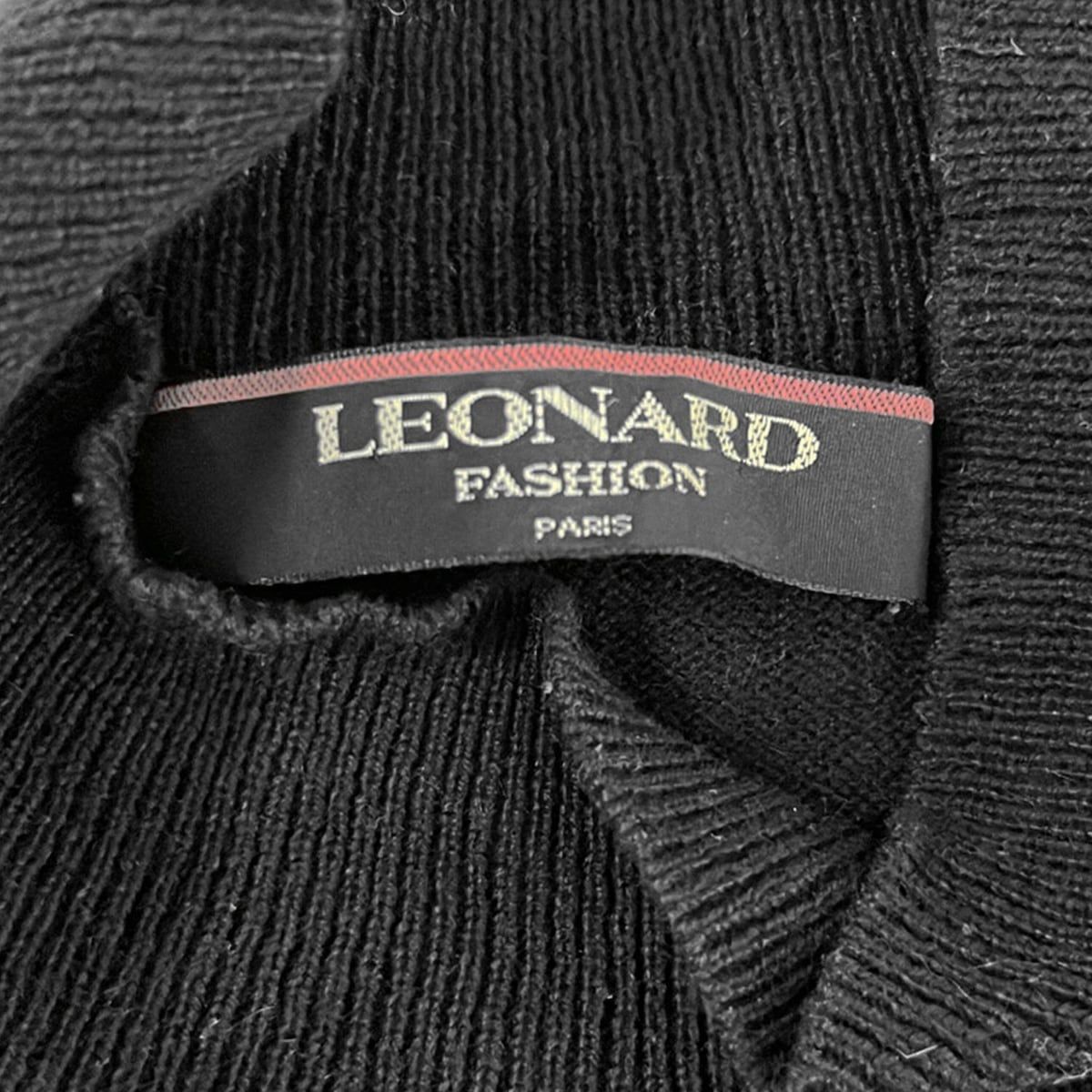 LEONARD(レオナール) 半袖セーター サイズLL レディース美品 - ダーク
