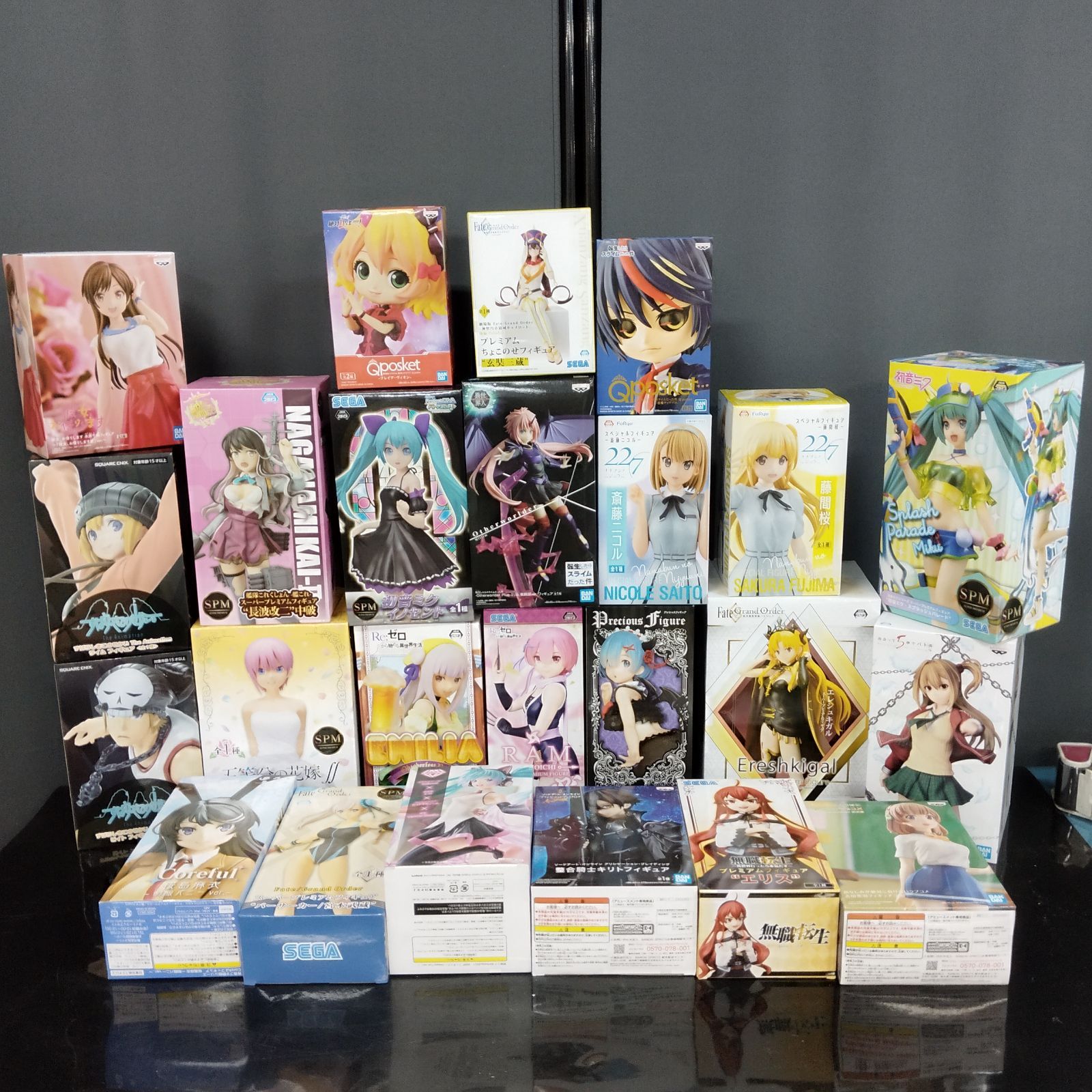 D15950】美少女フィギュア まとめ売り 大量 初音ミク Re:ゼロ Fate 