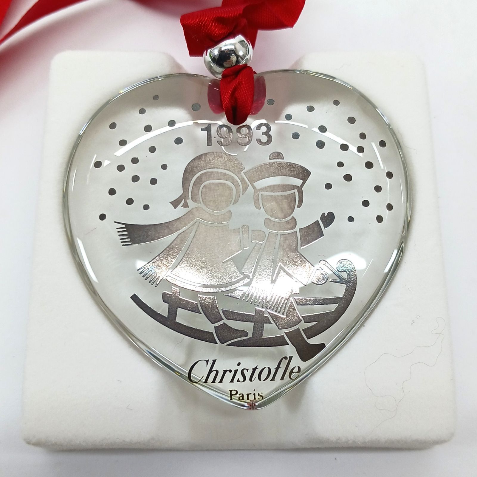 Christofle クリストフル クリスマスオーナメント 1993年 クリスタル