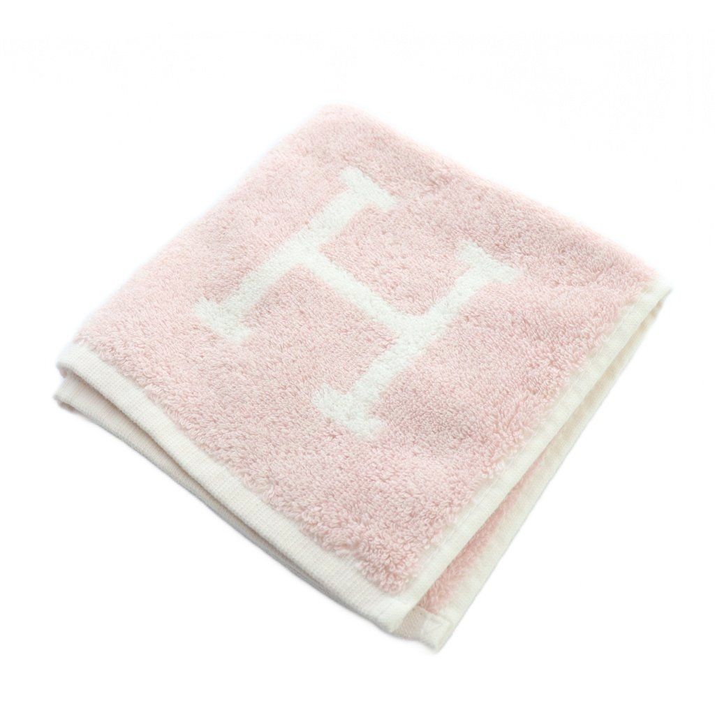 エルメス HERMES カレタオル アヴァロン タグ付き ハンドタオル