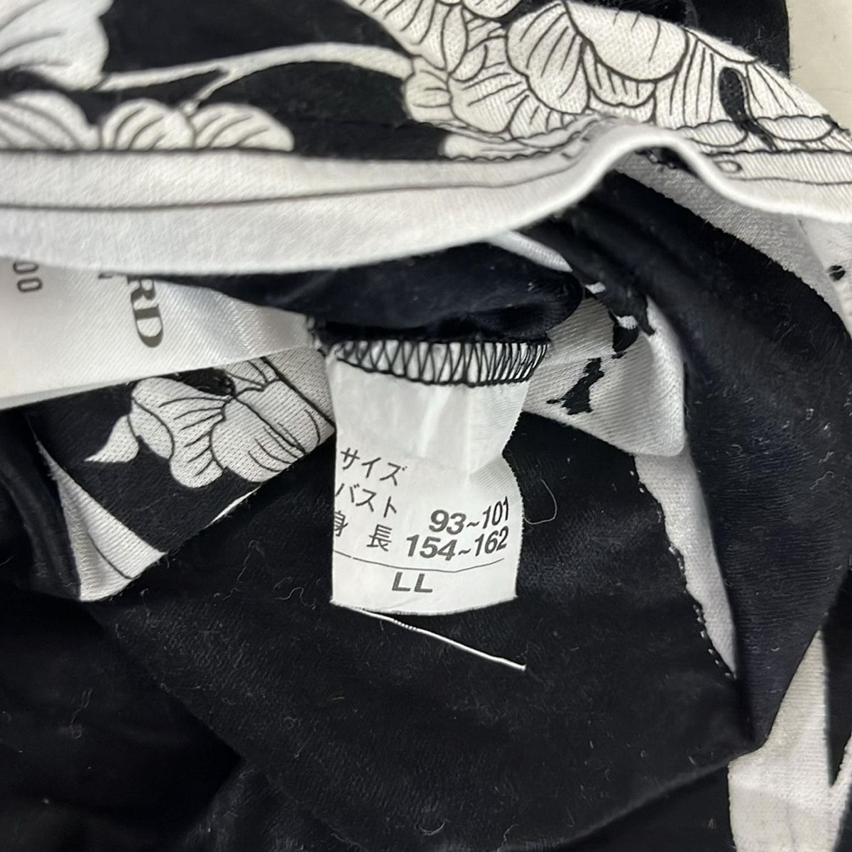 LEONARD(レオナール) 半袖カットソー サイズLL レディース美品 - 黒×白