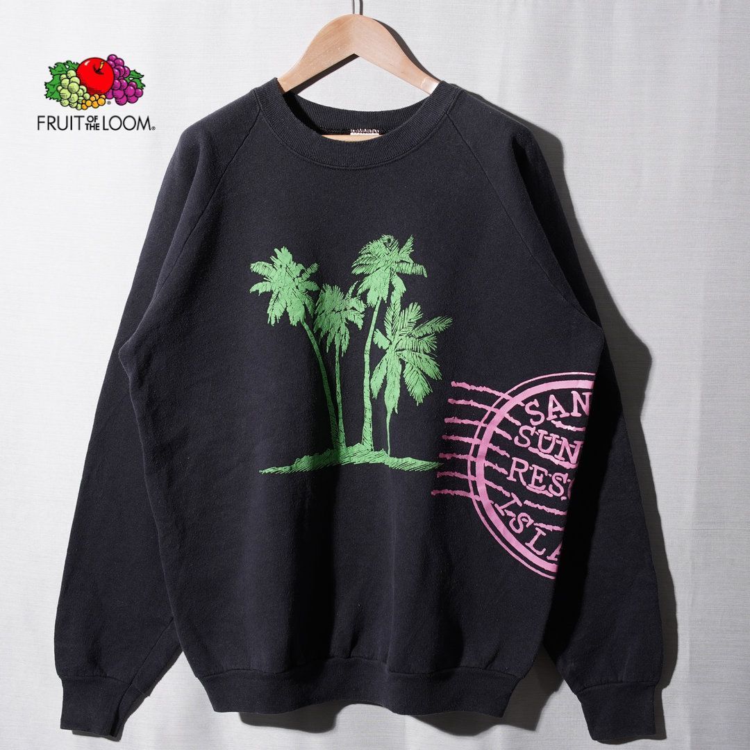 90s USA製 フルーツオブザルーム FRUIT OF THE ROOM スウェット XL 