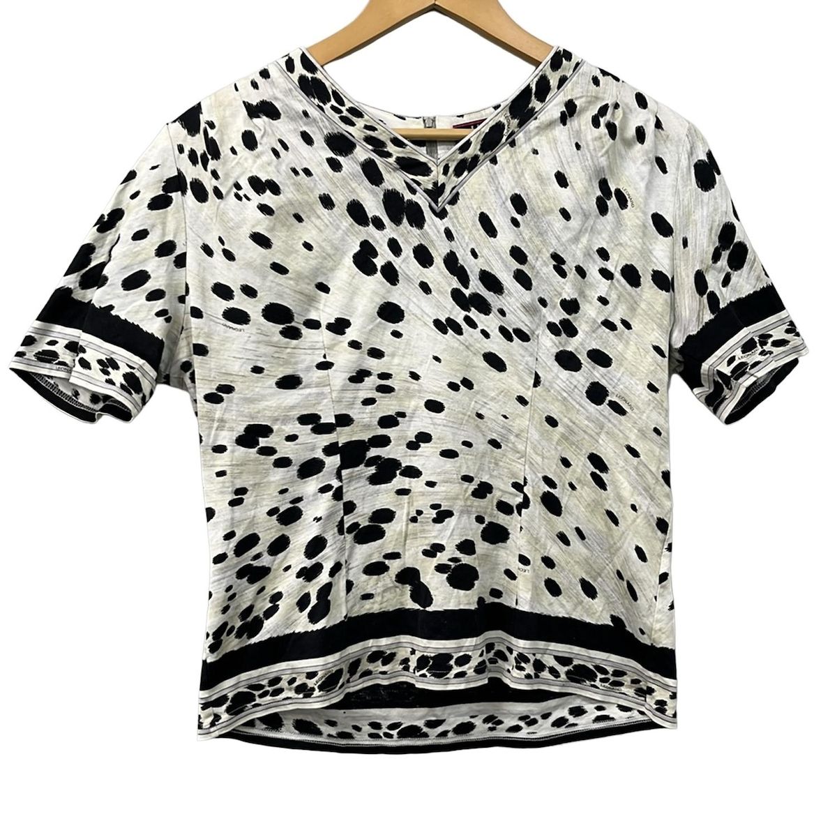 LEONARD(レオナール) 半袖カットソー サイズLL レディース美品 - 白