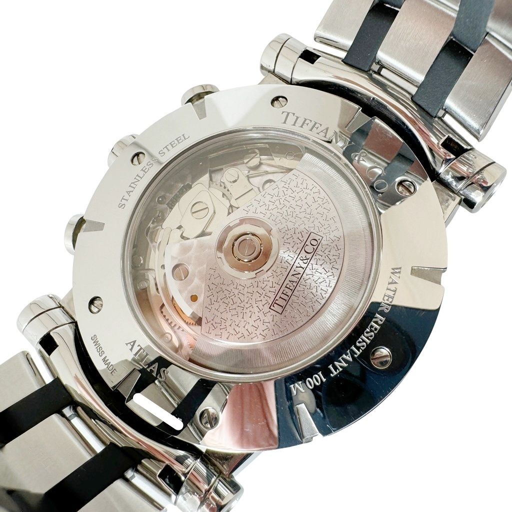 Tiffany＆Co ティファニー☆アトラス ジェント 】クロノグラフ 中古