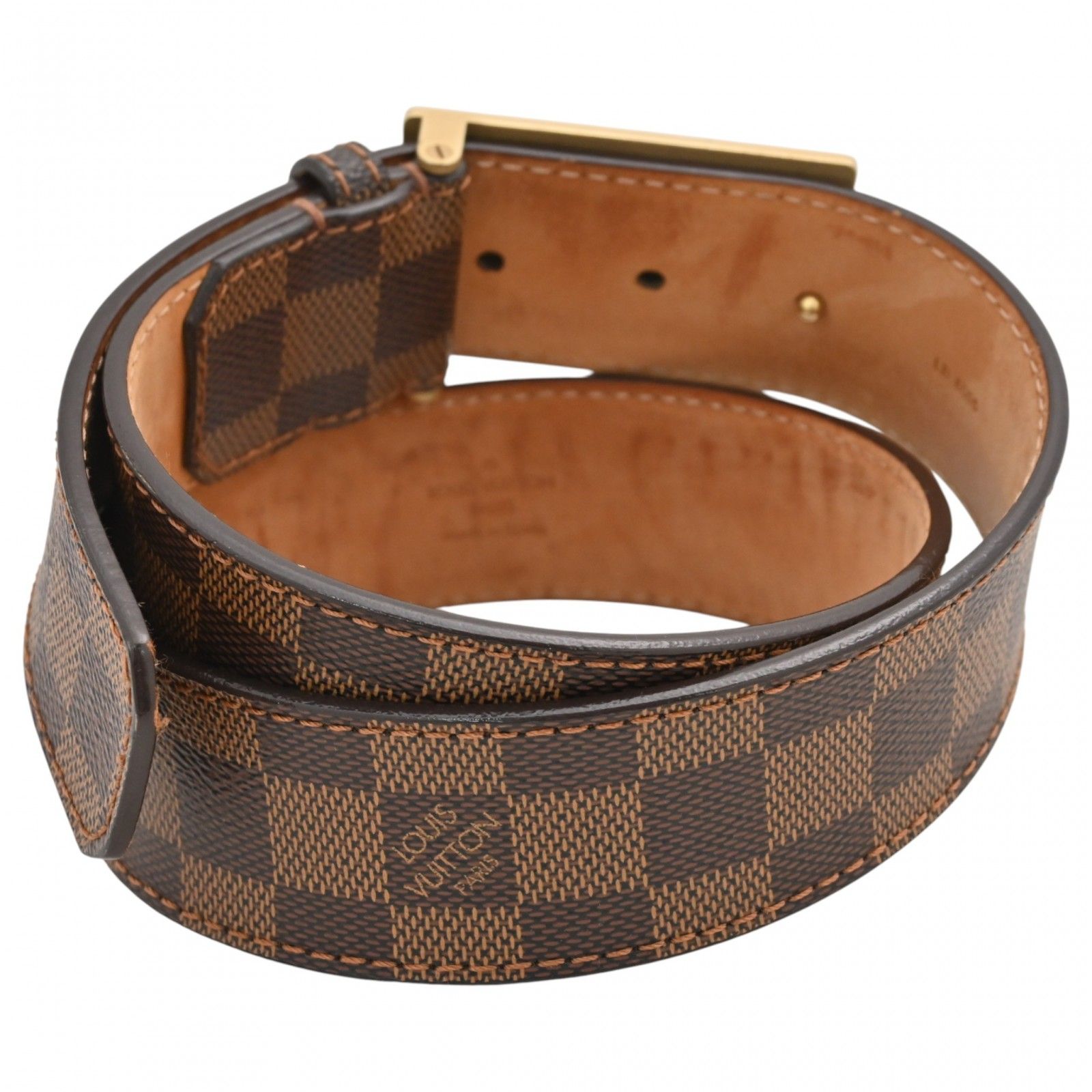 ルイヴィトン ダミエ サンチュール アンヴァントゥール ベルト Bランク