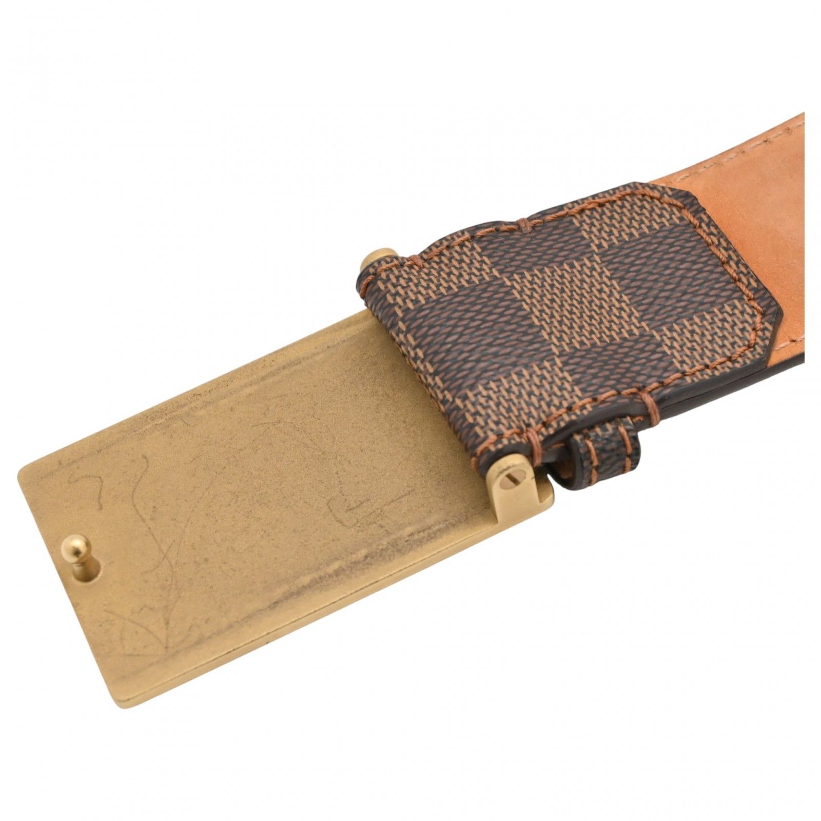 ルイヴィトン ダミエ サンチュール アンヴァントゥール ベルト Bランク