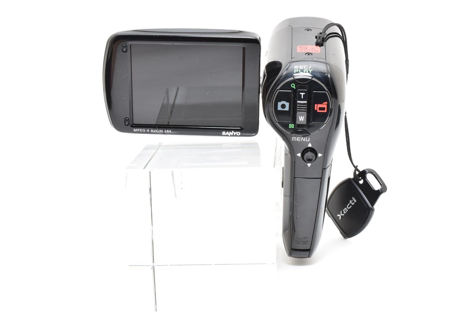 ☆実用美品☆サンヨー SANYO Xacti DMX-CG9 ブラック ビデオカメラ