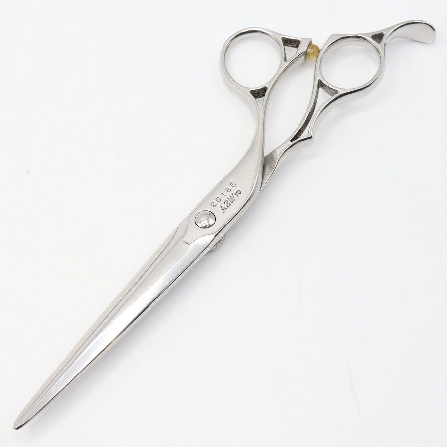 美容師 シザー 武芸シザー RVK60 6インチ オフセットハンドル 美品】武芸社 AZW70 カットシザー 6.5インチ 両剣刃 オフセット