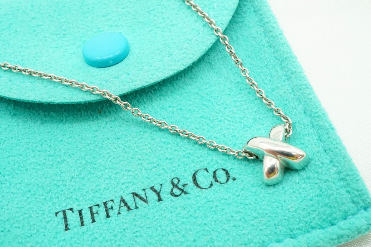 ティファニー クロスステッチ ネックレス ペンダント アクセサリー