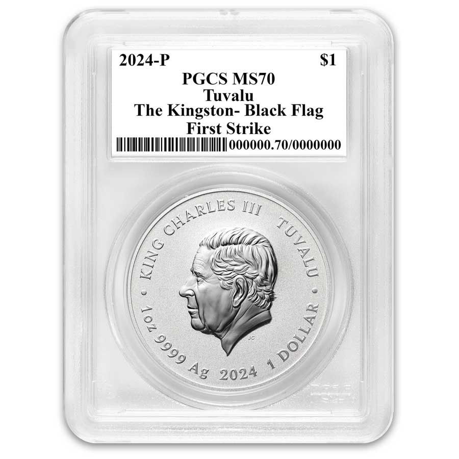 2024年 ツバル 1オンス シルバー キングストン MS-70 PCGS (FS) - メルカリ