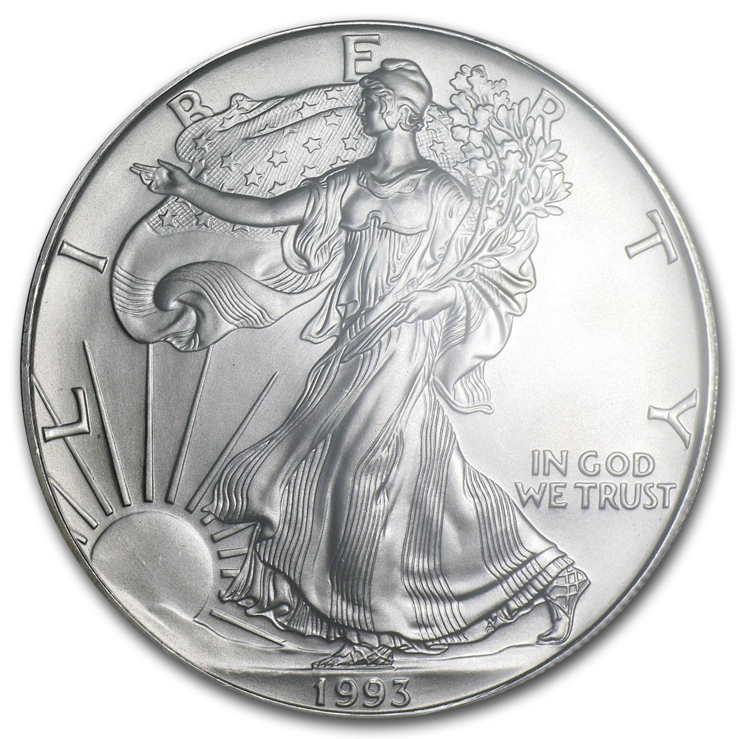 1993年 アメリカン シルバー イーグル MS-69 PCGS - メルカリ