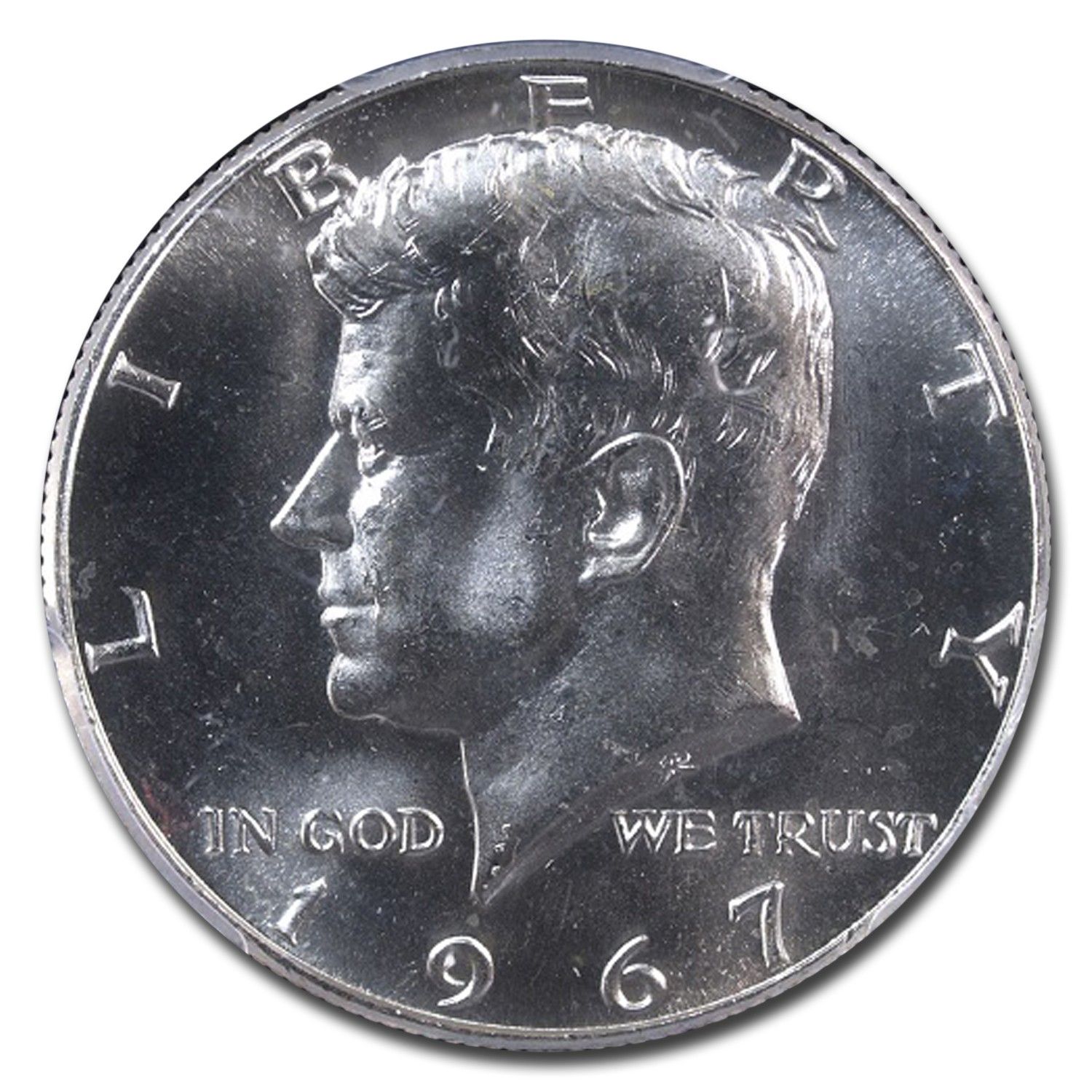 1967年 ケネディ ハーフダラー MS-66 PCGS - メルカリ