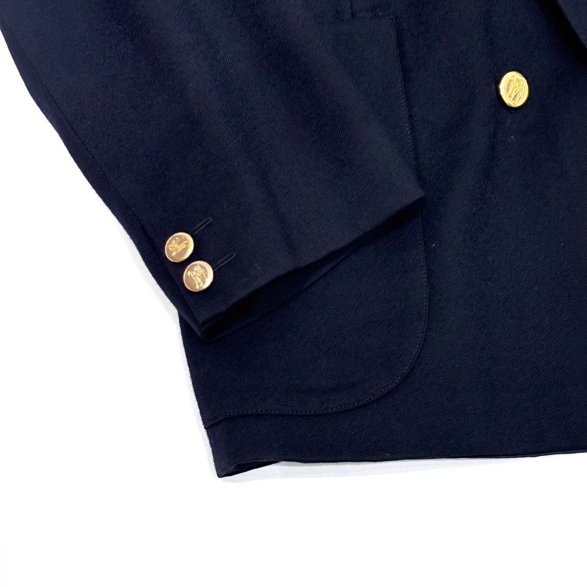 え沖】 Burberry's バーバリー テーラードジャケット ブレザー 紺ブレ