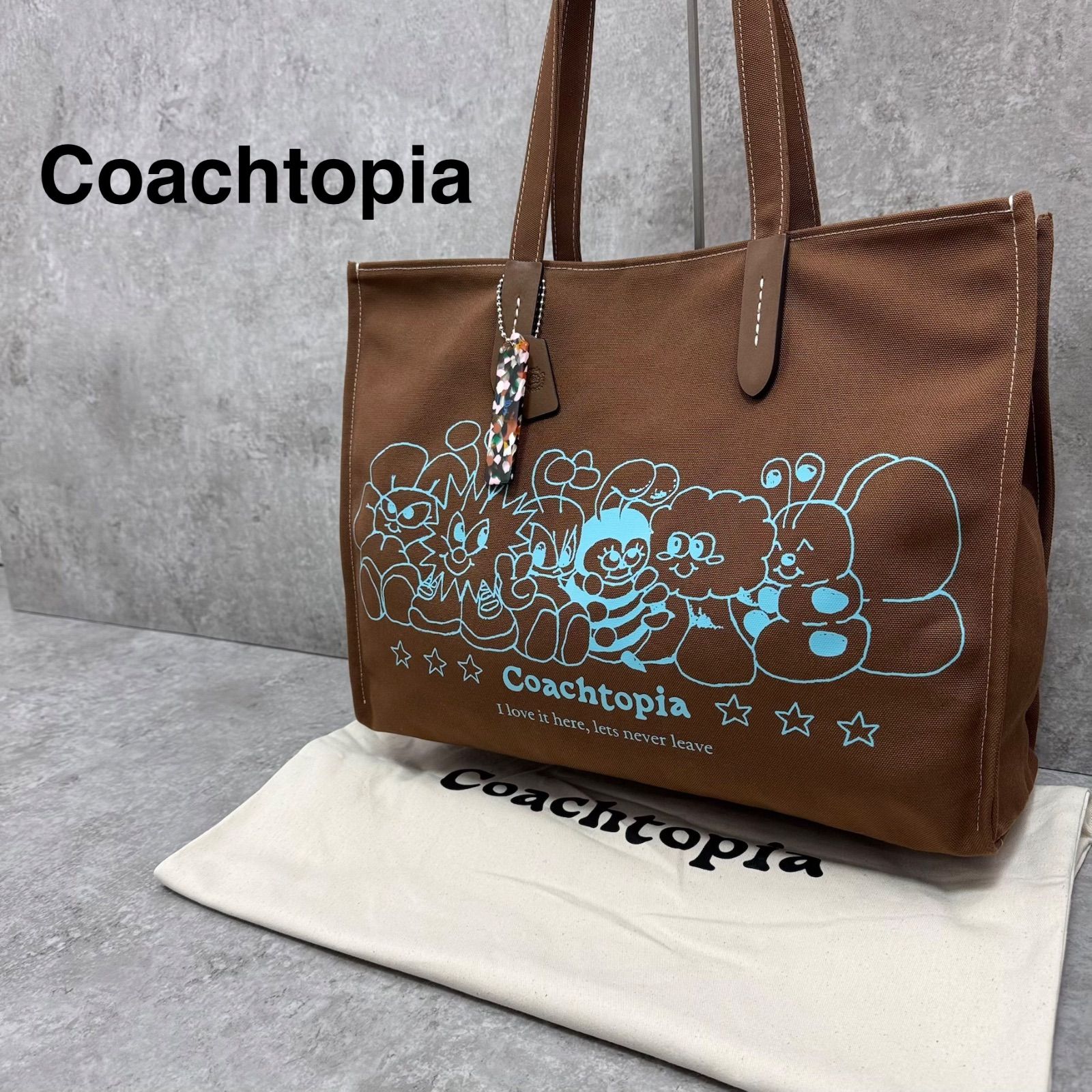 極美品】Coachtopia コーチトピア クリーチャーズ プリント トート 