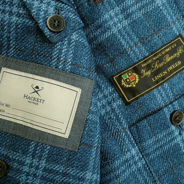 HACKETT LONDON ハケット ロンドン LoroPiana LINEN TWEED イタリア製