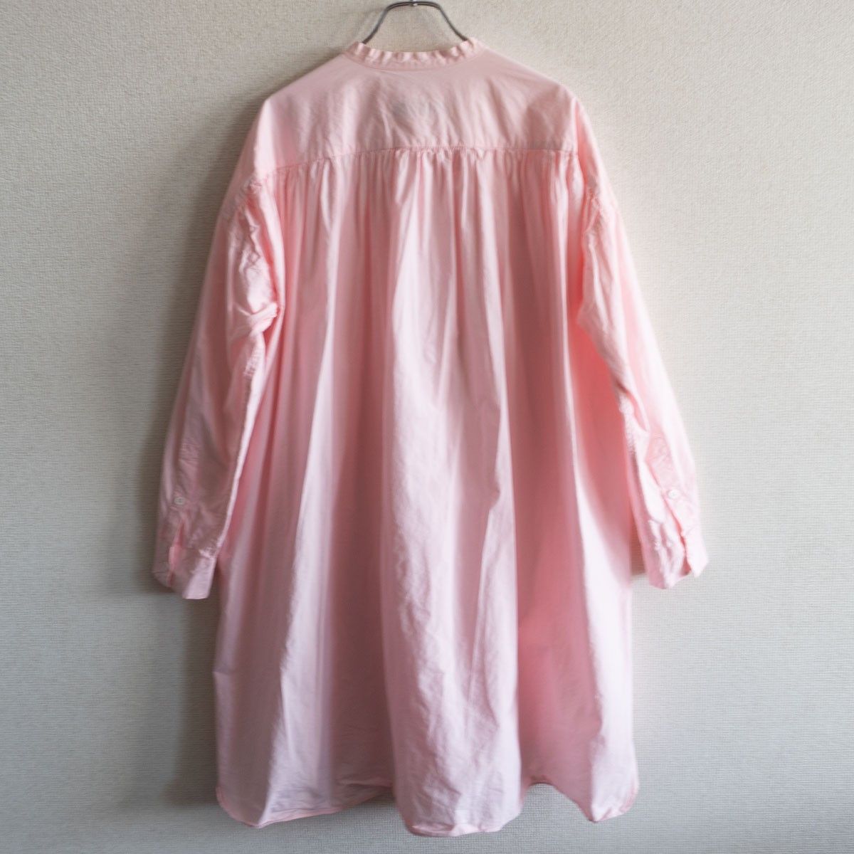 美品】 CASEY CASEY 【12FC35/CHRISTIES シャツ ワンピース】S ピンク 