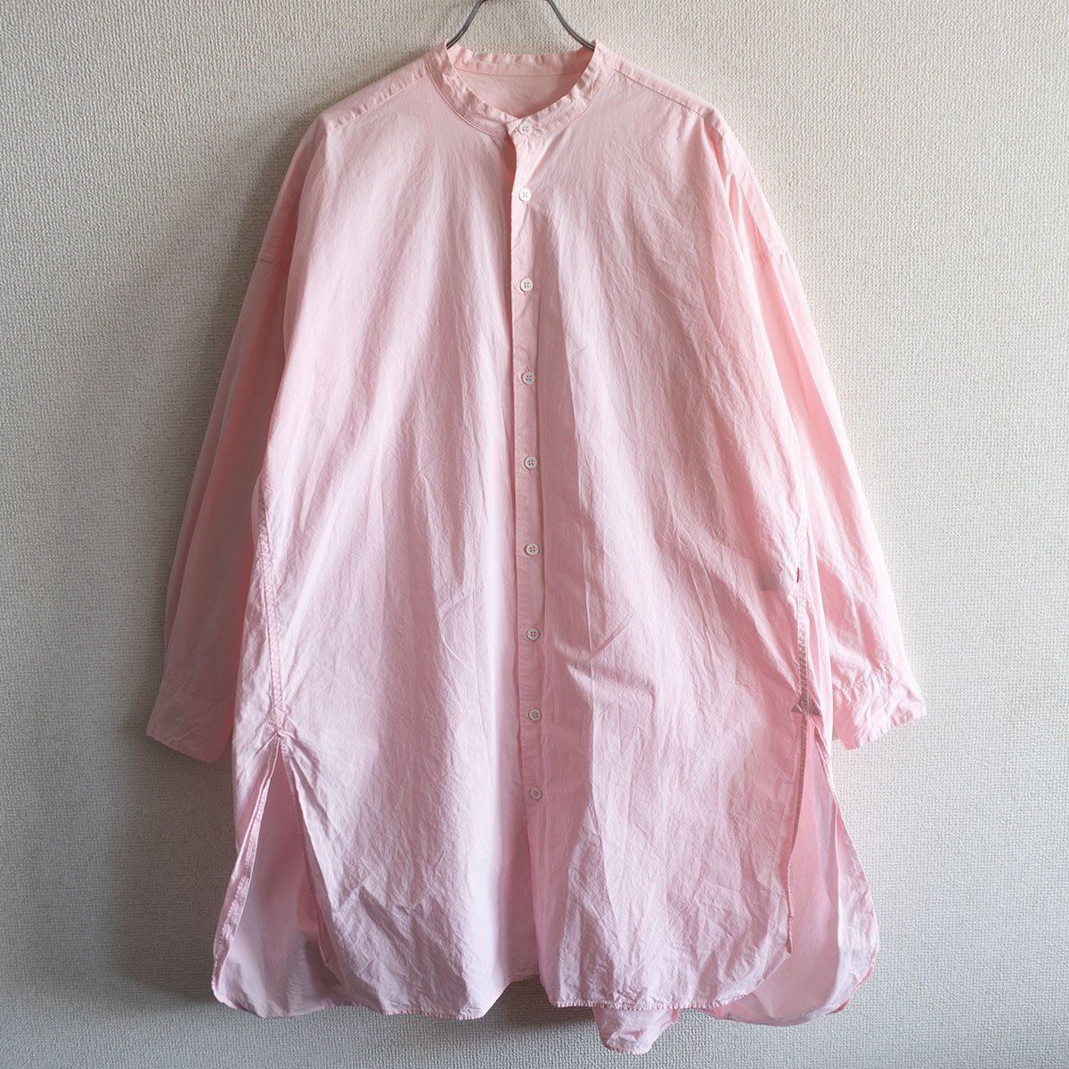 美品】 CASEY CASEY 【12FC35/CHRISTIES シャツ ワンピース】S ピンク 