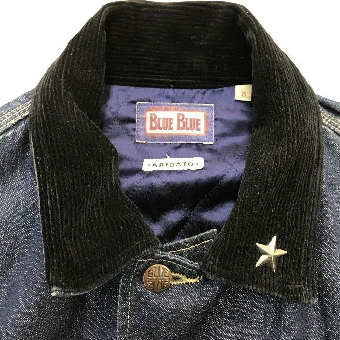 BLUE BLUE ブルーブルー デニムカバーオール メンズ ジャケット 秋冬