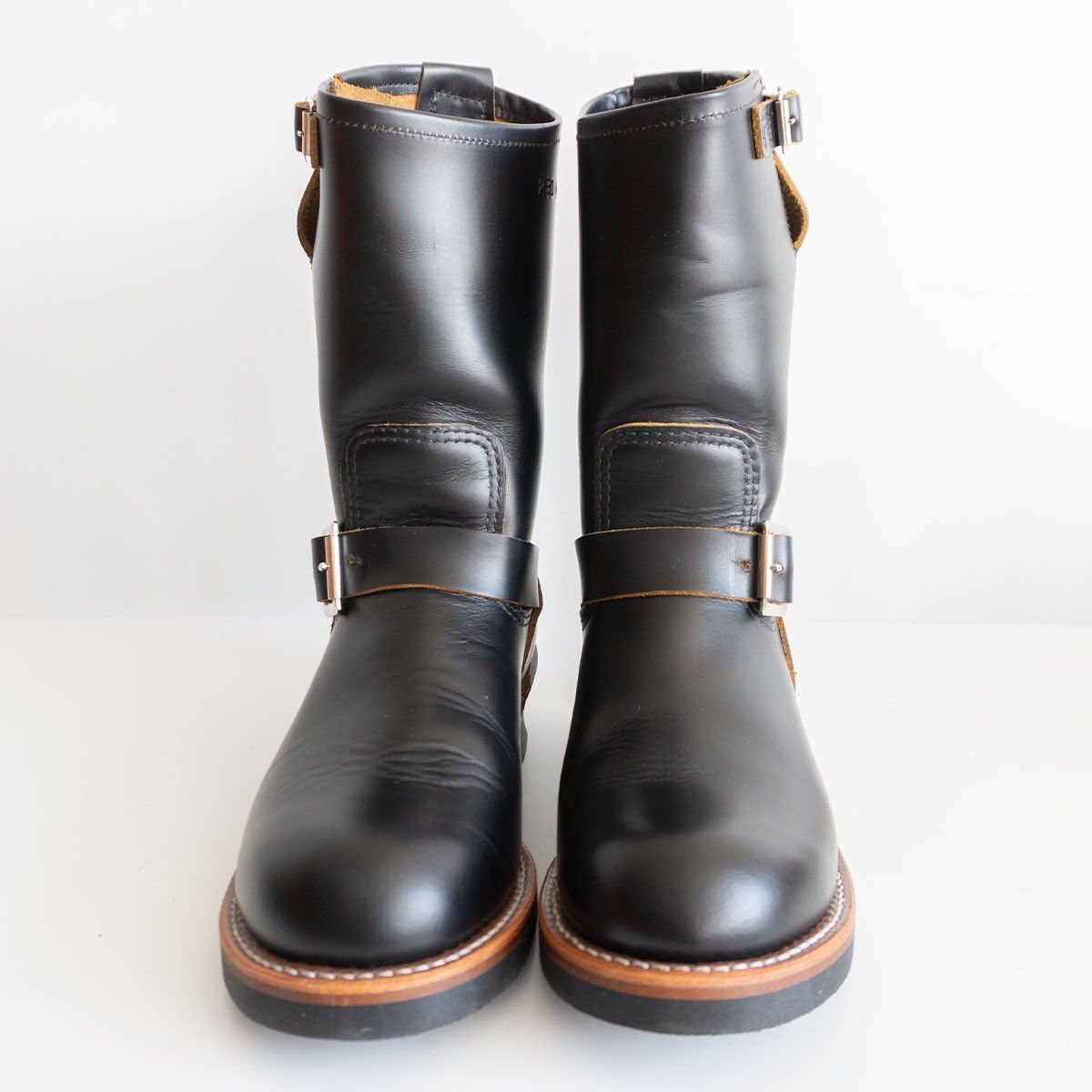 極美品】REDWING【2966/エンジニアブーツ】US7.5D 縦羽根タグ レッド