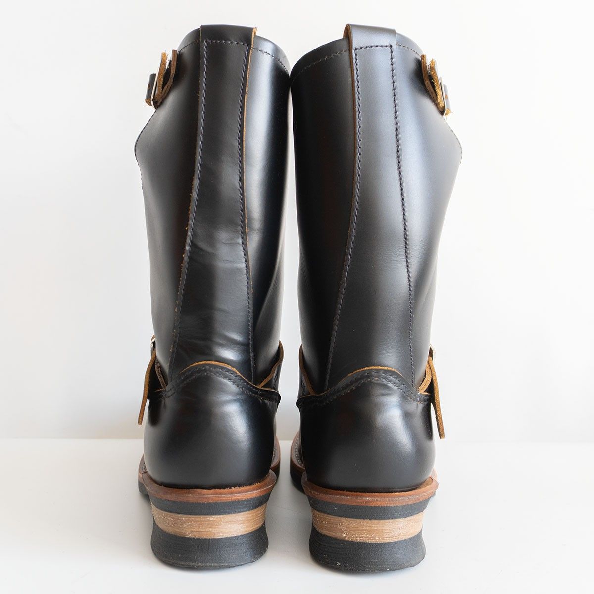 極美品】REDWING【2966/エンジニアブーツ】US7.5D 縦羽根タグ レッド