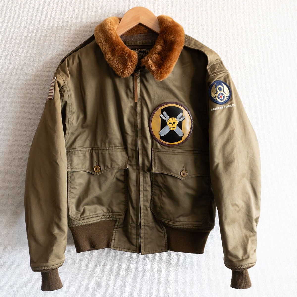 雰囲気抜群】BUZZ RICKSON'S【B-10 フライト ジャケット】38