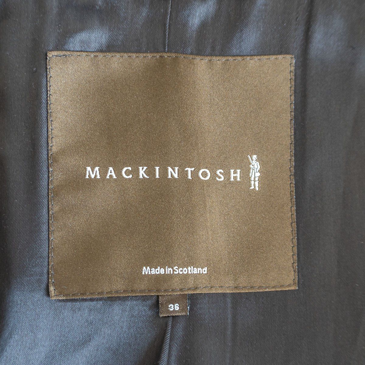美品】MACKINTOSH【BANCHORY ウール コート】36 ブラック