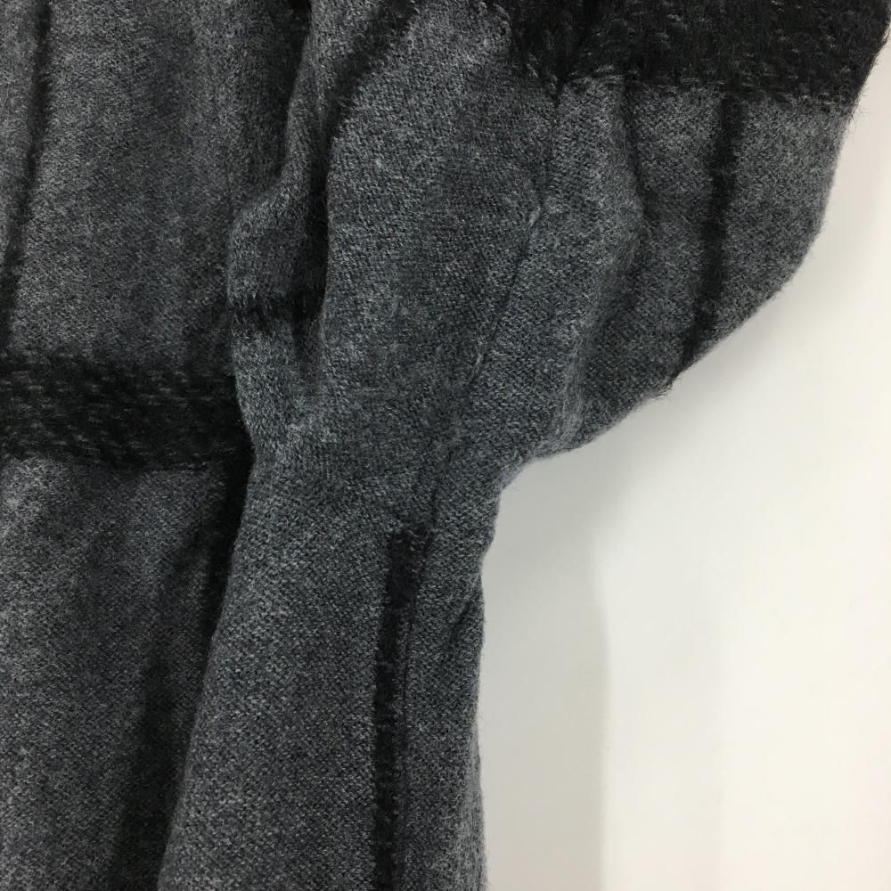 美品】セントアンドリュース セーター グレー×黒 チェック ウール混