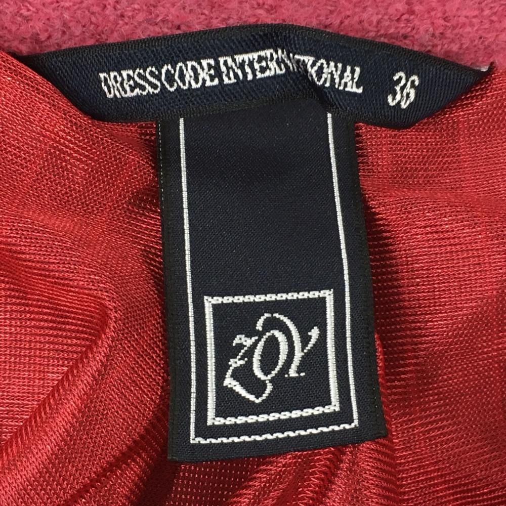 超美品】ゾーイ セーター ピンク×白 フロントロゴ 裏地付き ニット