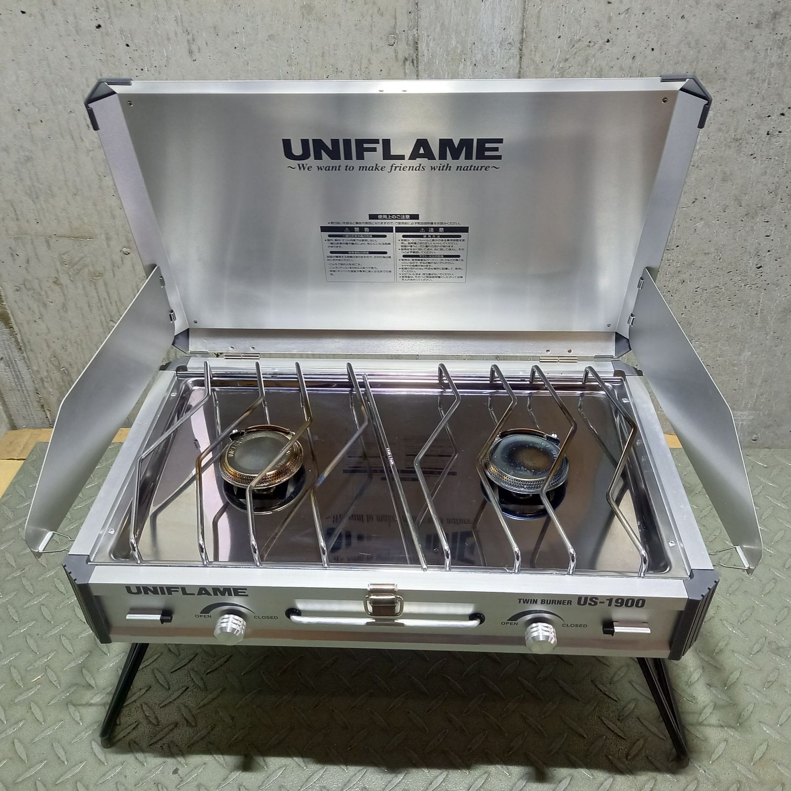 ユニフレーム ツインバーナー US-1900 キッチンスタンド セット