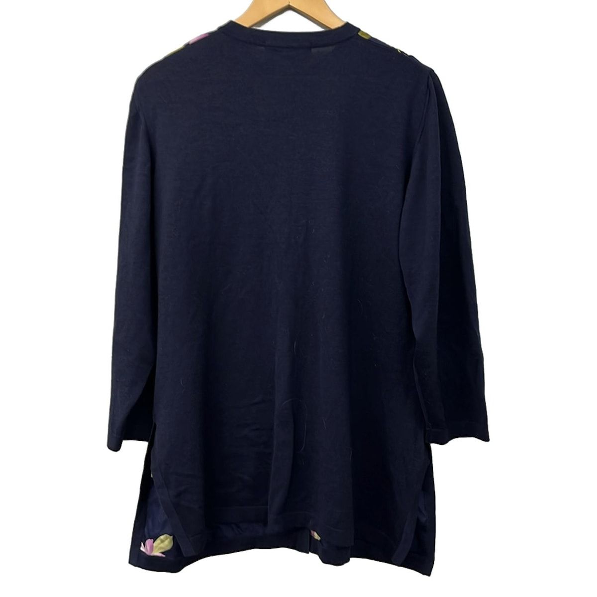 LEONARD(レオナール) カーディガン サイズL レディース美品 - ネイビー