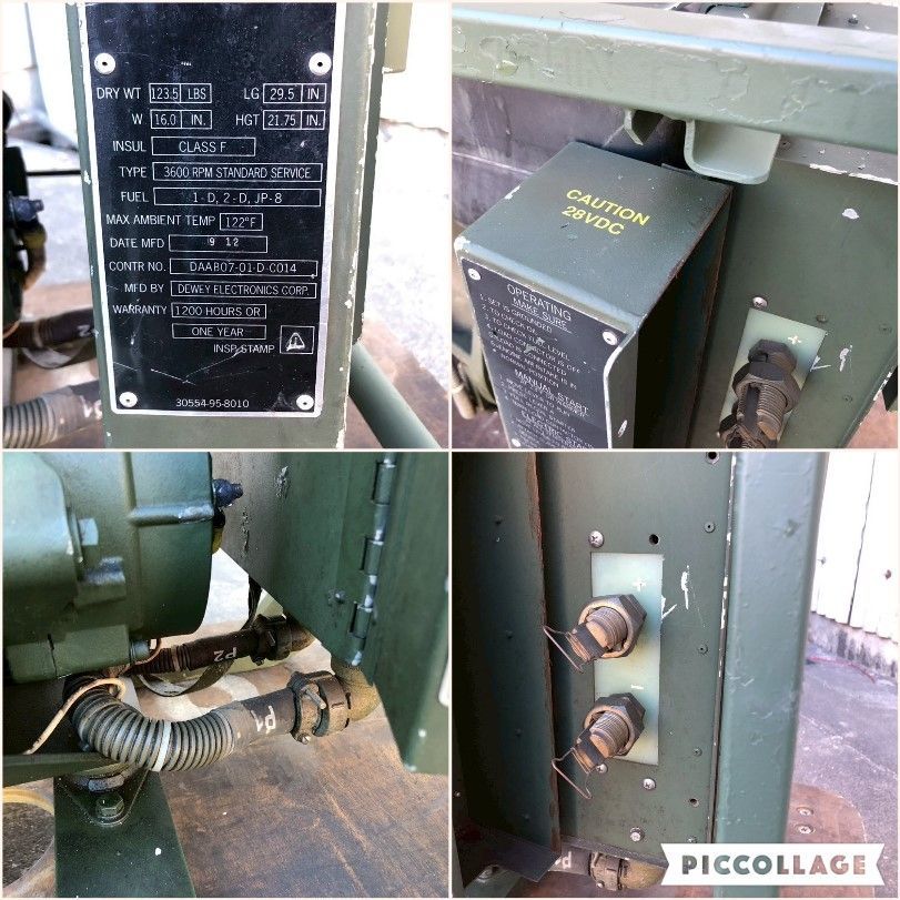 ◎ 米軍放 DEWEY 軍用発電機 2 KW ジェネレーター ヤンマーディーゼルエンジン MEP-501 A ミリタリー USMC BA 23 CM 26 発電機 ポータブル電源 防災関連グッズ