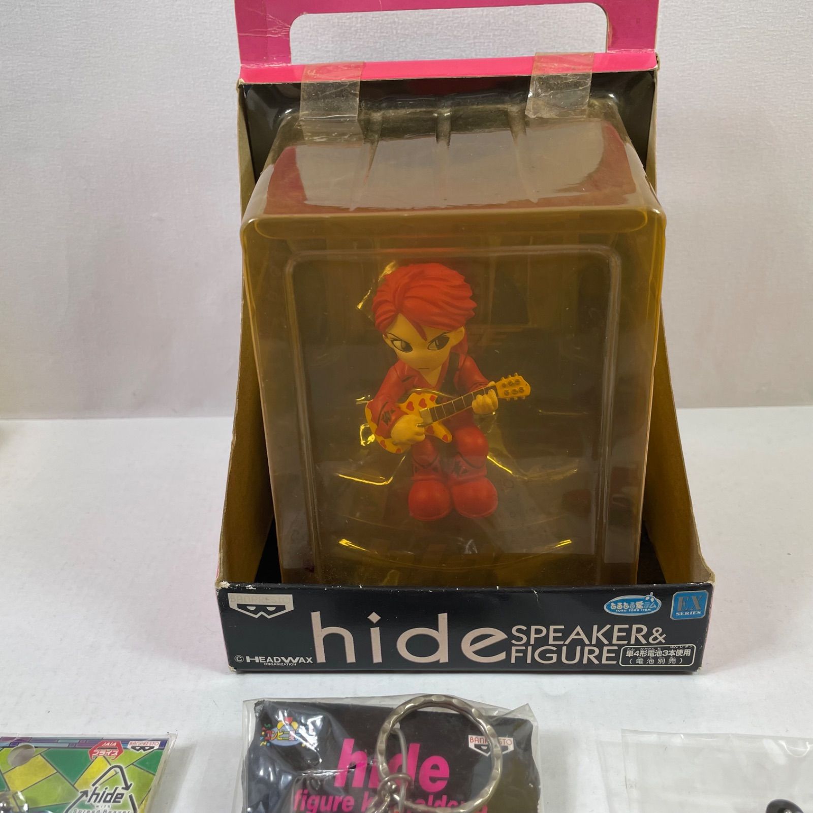 A2562・HIDE グッズ まとめ ※ジャンク品扱い 経年劣化、パッケージ痛み