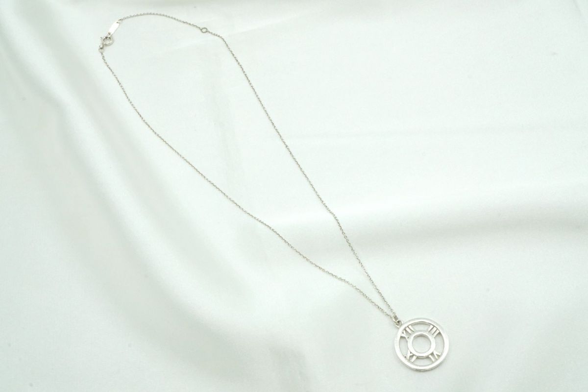 ティファニー アトラス オープン メダリオン ネックレス ペンダント