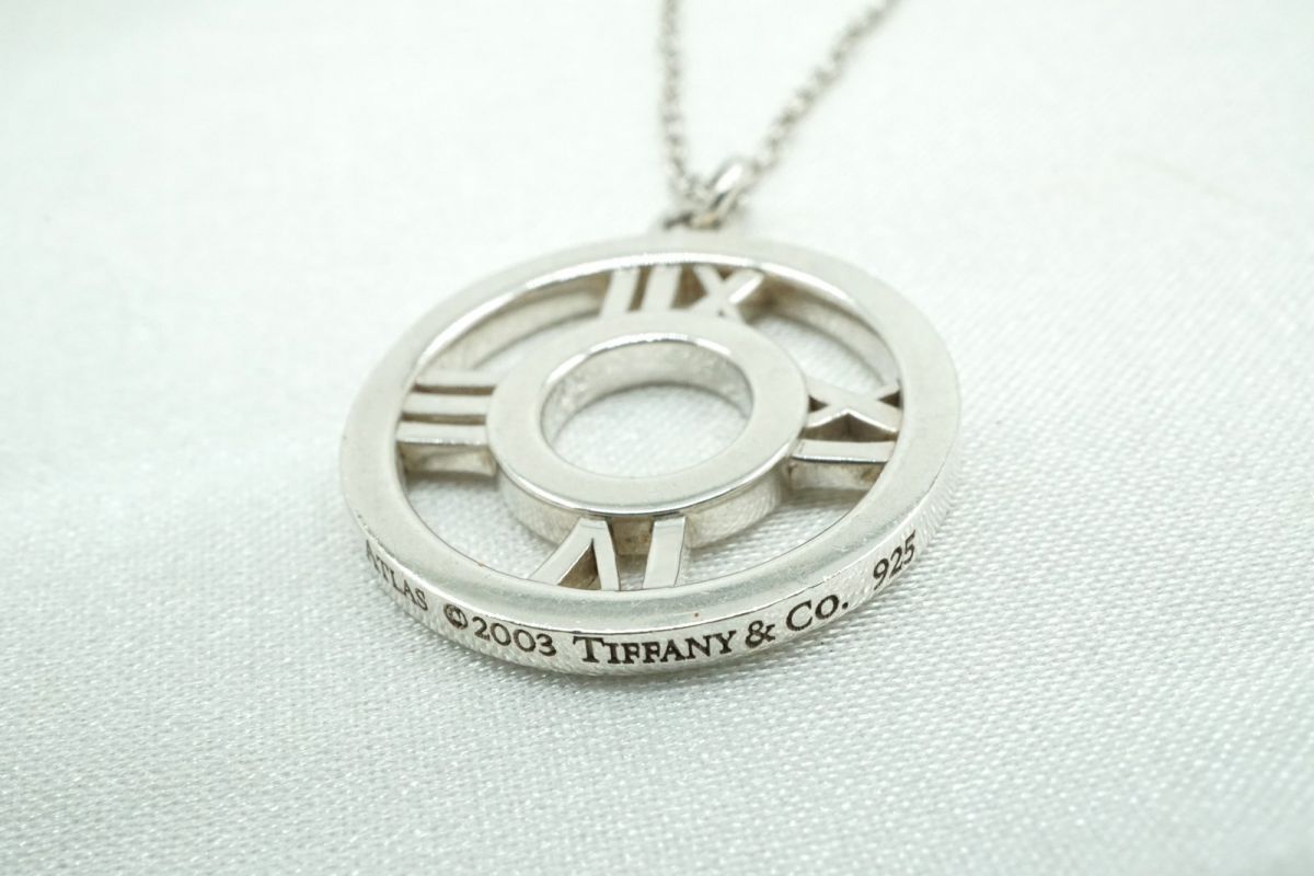 ティファニー アトラス オープン メダリオン ネックレス ペンダント