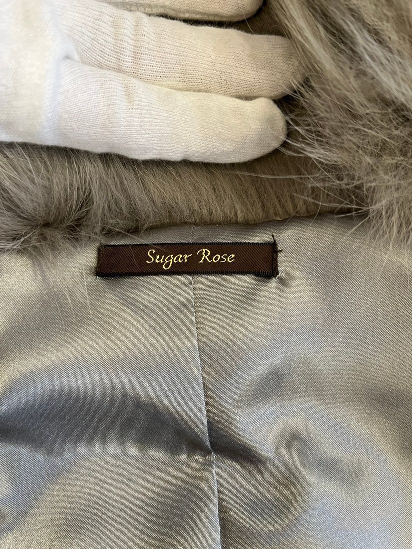 シュガーローズ SUGER ROSE フォックスファー ベスト ベスト グレー