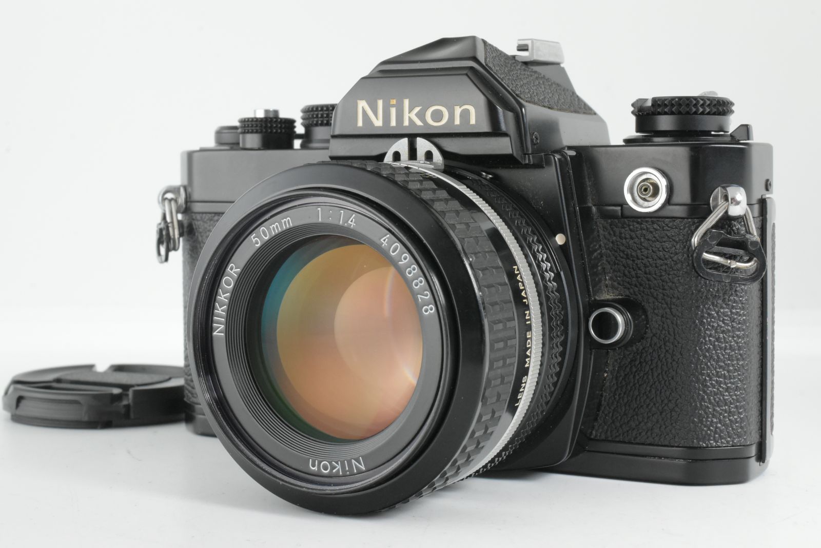 Nikon FM Black SLR Film Camera Ai 50mm f/1.4 Ai Lens ニコン