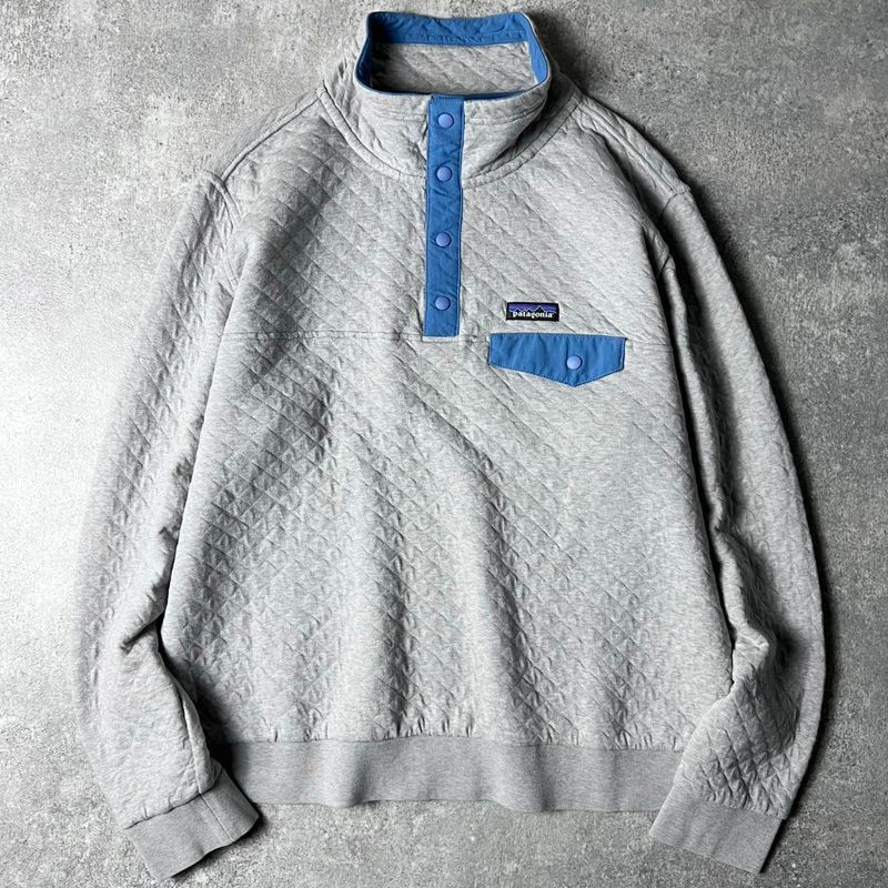 19年製 Patagonia オーガニック コットン キルト スナップT XL