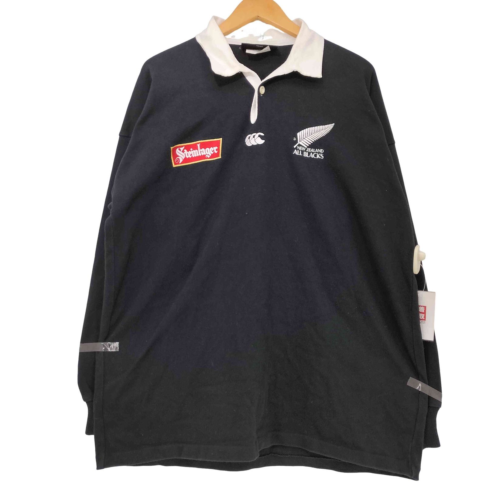 カンタベリー CANTERBURY 90S フロント刺繍 L/S ポロシャツ メンズ