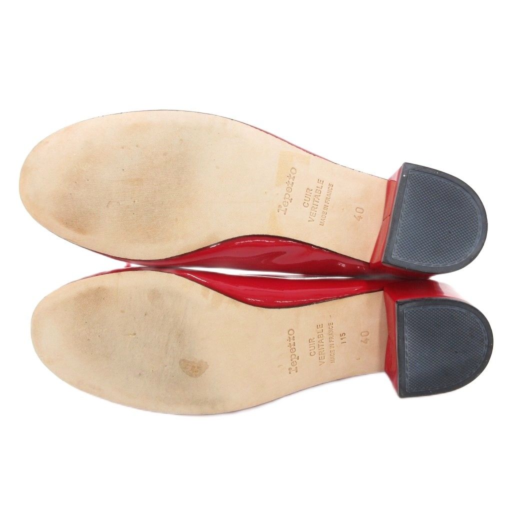レペット Repetto フラットパンプス バレエシューズ エナメルレザー
