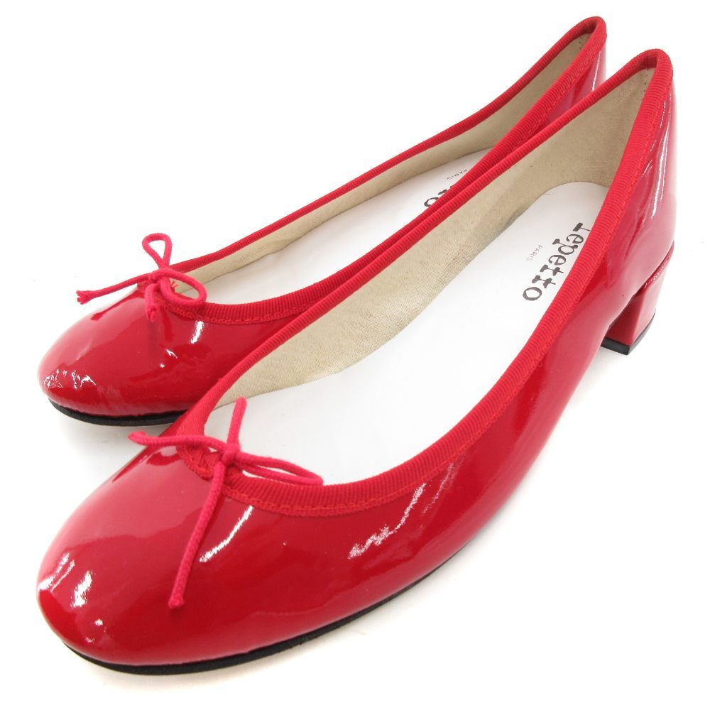 レペット Repetto フラットパンプス バレエシューズ エナメルレザー
