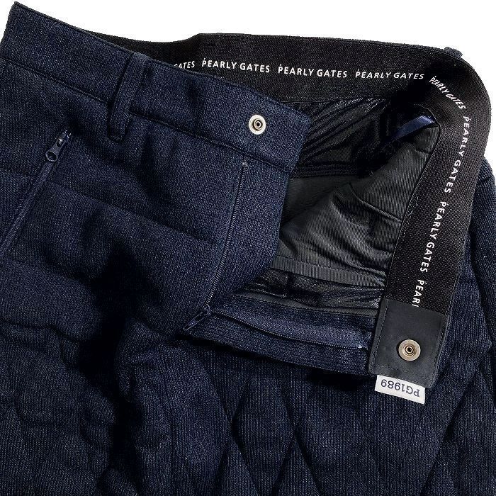 PEARLY GATES パーリーゲイツ ゴルフ 裏起毛ミドルゲージ天竺 保温