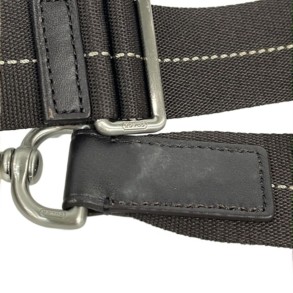 COACH(コーチ) ボストンバッグ シグネチャージャガードストライプ