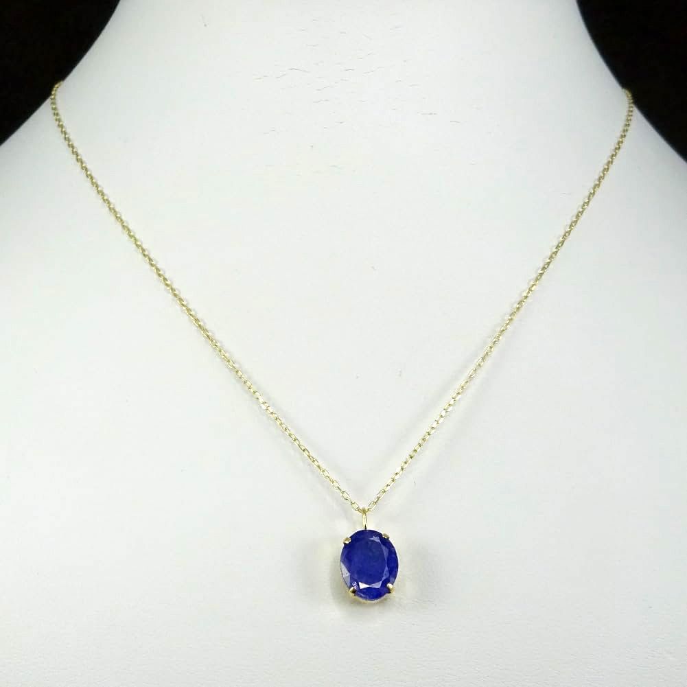 タンザナイト ペンダント ネックレス 18金（K18）トップ約2.5ct