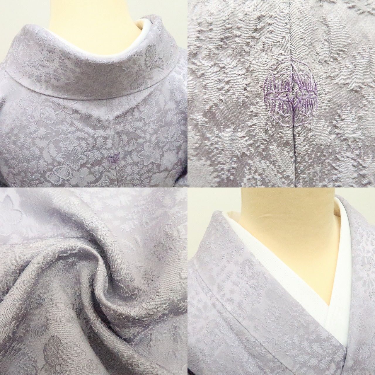 百華❀Y4507◇美品未着用 縫い一つ紋 仕付け糸付 手縫い仕立て