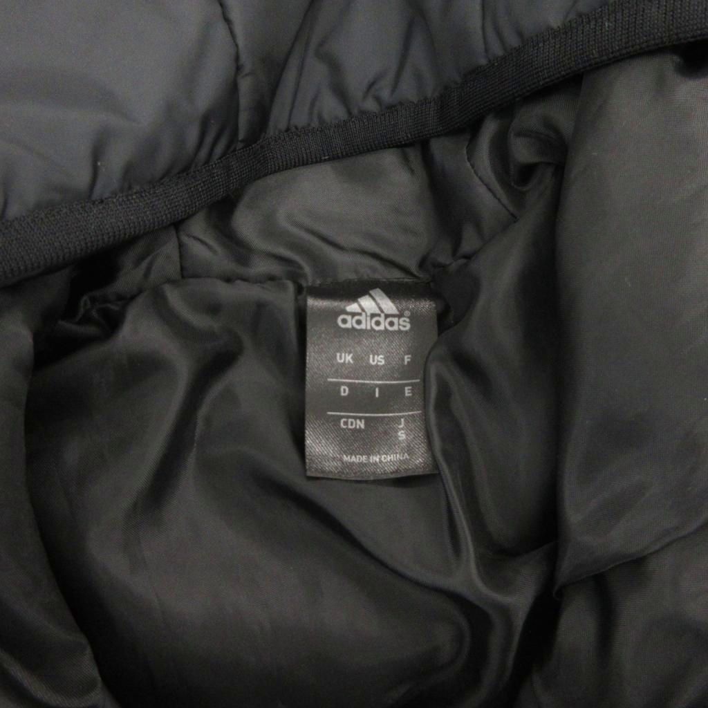 adidas 黒　ベンチコート ダウンコート　フード防寒 楽天市場】アディダス ベンチコート ジュニア 3ストライプ ロング
